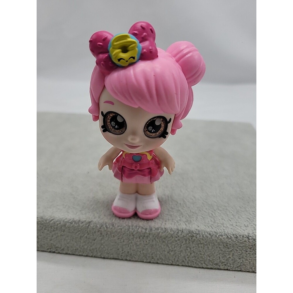 Kindi Kids Minis Collectible Posable DONITINA Bobble Head Figurine 3.5" Doll